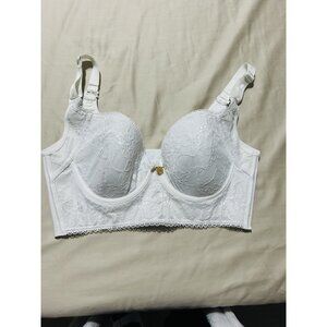 Tissini Ref Diana Womens Size 34B white Lace Underwire Brasier Bra RN 142076